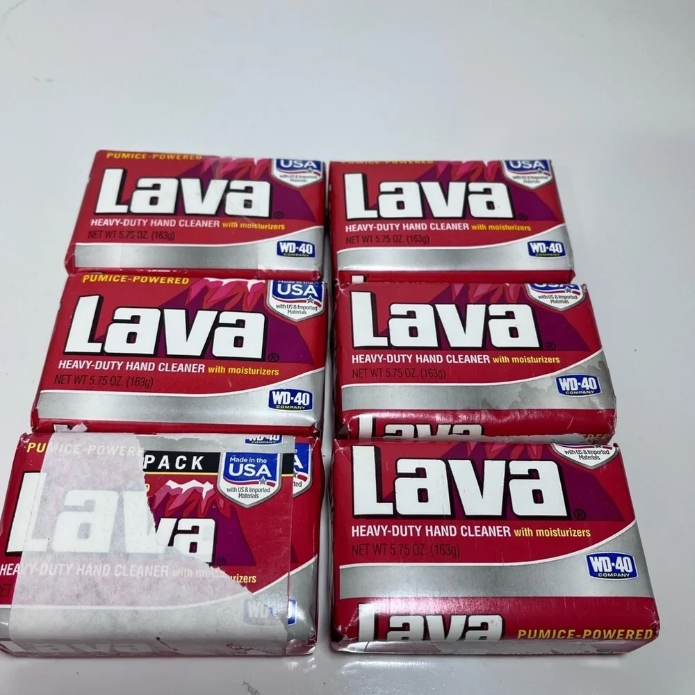 Lot of 6! Lava Soap Heavy-Duty Hand Cleaner pumice powered 5.75 oz‎ NEW